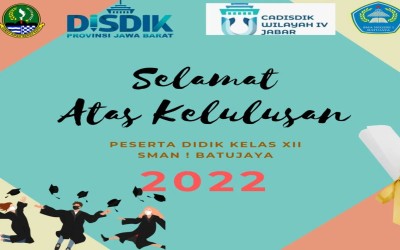 Selamat kepada siswa-siswi SMAN 1 Batujaya