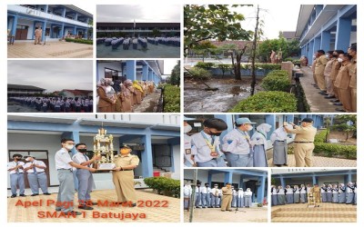 Piala Lomba dari Ekskul Paskibra