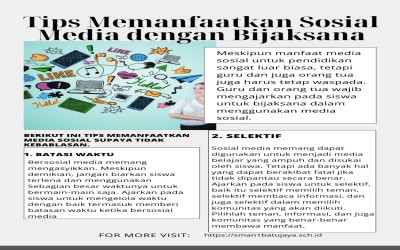Tips Memanfaatkan Media Sosial Dengan Bijaksana